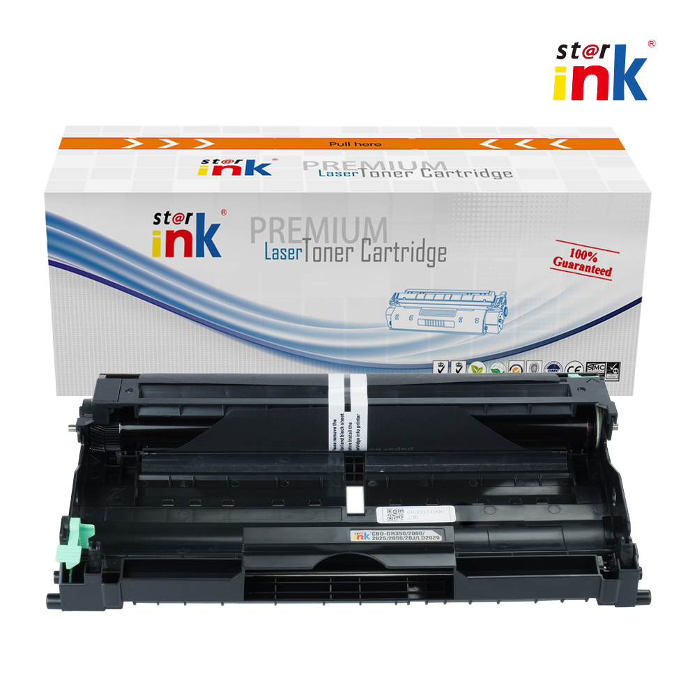 Starink Compatible Brother DR350/2000/2025/2050/20J/LD2020/12K-BK